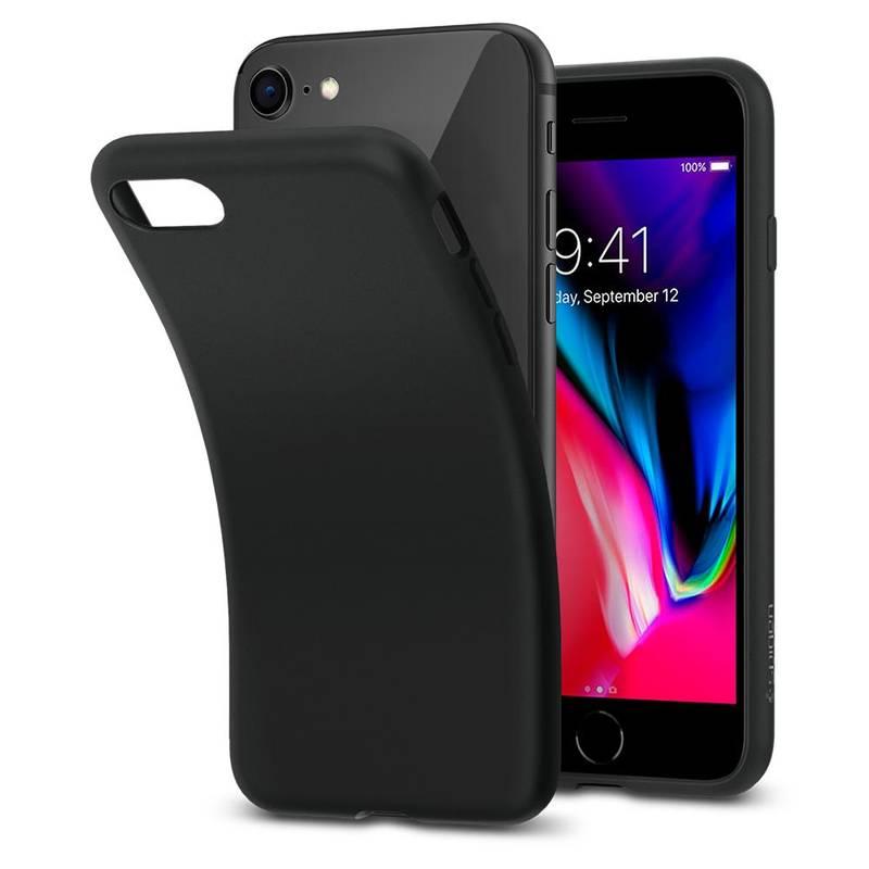 Kryt na mobil Spigen Liquid Crystal pro Apple iPhone 8 7 černý
