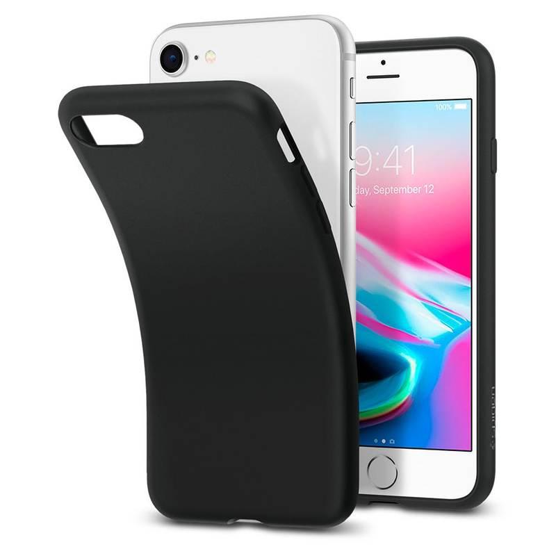 Kryt na mobil Spigen Liquid Crystal pro Apple iPhone 8 7 černý