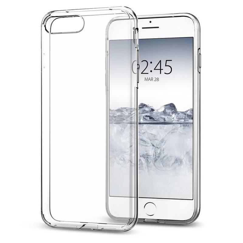 Kryt na mobil Spigen Liquid Crystal pro Apple iPhone 8 Plus 7 Plus průhledný