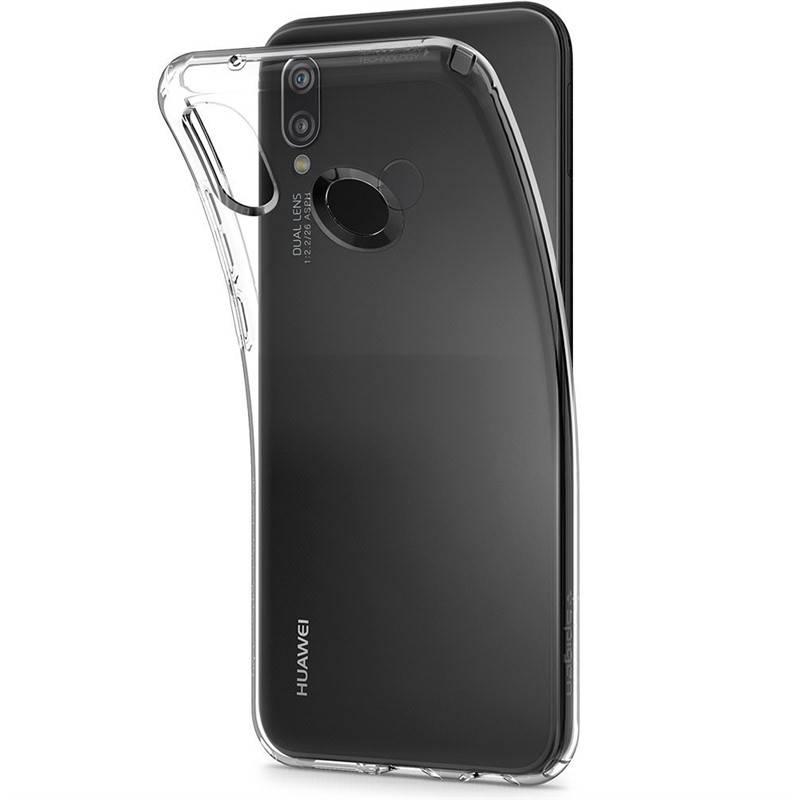 Kryt na mobil Spigen Liquid Crystal pro Huawei P20 Lite průhledný
