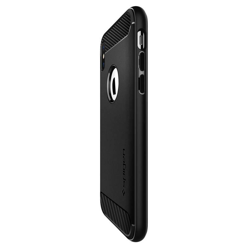 Kryt na mobil Spigen Rugged Armor pro Apple iPhone Xs Max černý