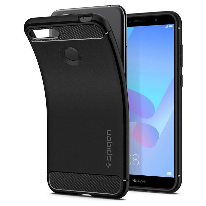Kryt na mobil Spigen Rugged Armor pro Huawei Y6 černý