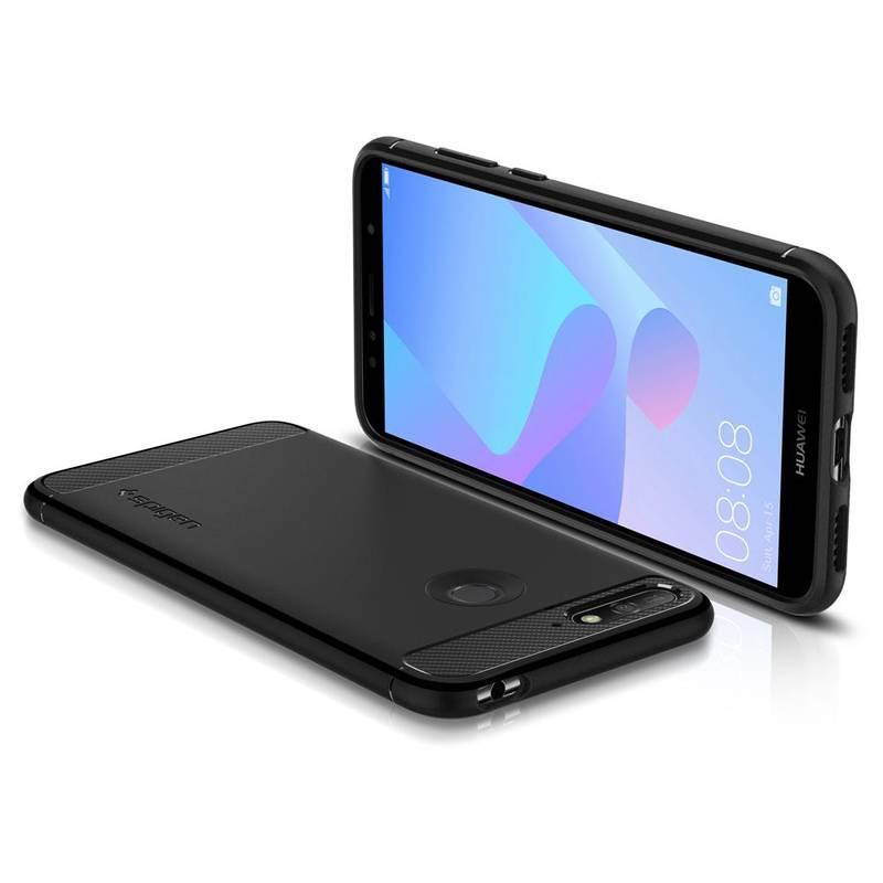 Kryt na mobil Spigen Rugged Armor pro Huawei Y6 černý