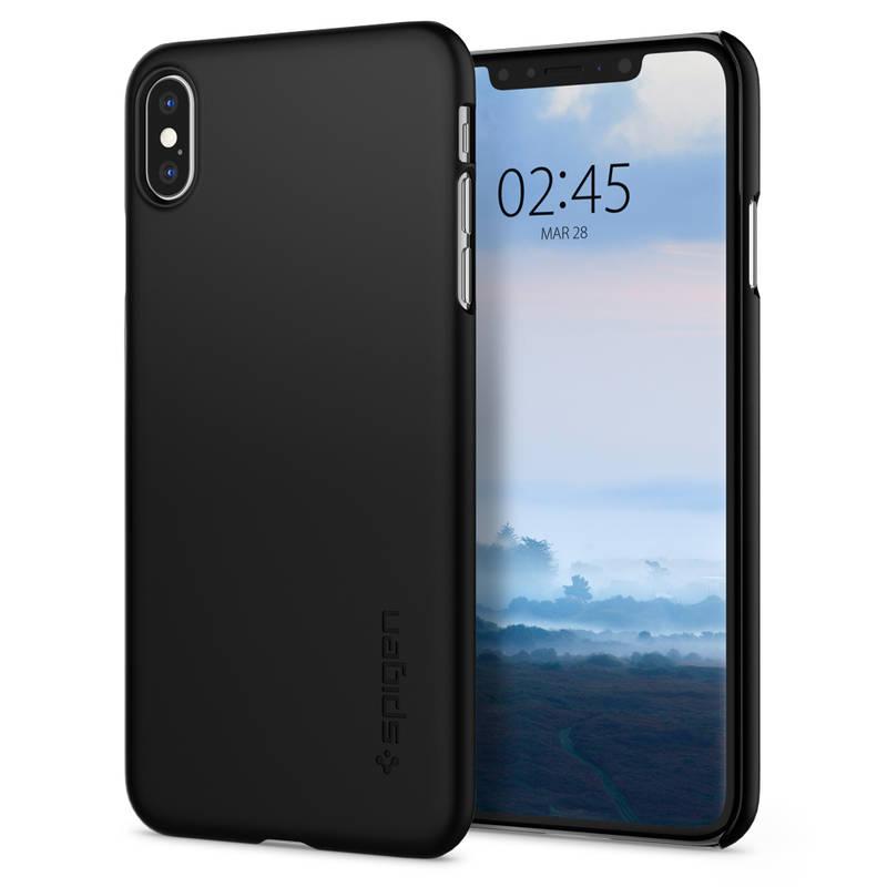 Kryt na mobil Spigen Thin Fit pro Apple iPhone Xs Max černý