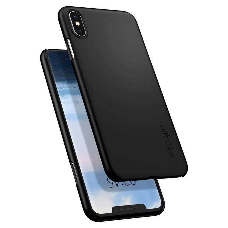 Kryt na mobil Spigen Thin Fit pro Apple iPhone Xs Max černý