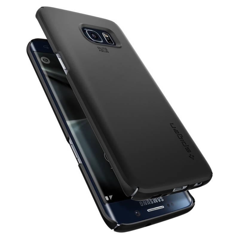 Kryt na mobil Spigen Thin Fit pro Samsung Galaxy S7 Edge černý