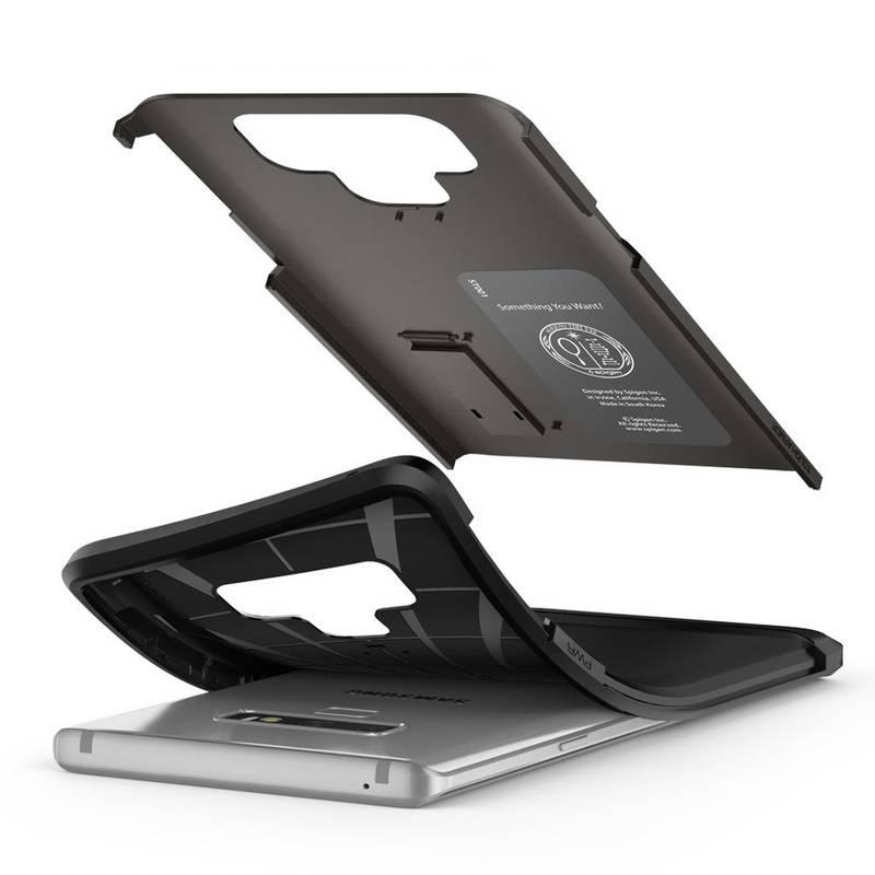 Kryt na mobil Spigen Tough Armor pro Samsung Galaxy Note 9 šedý
