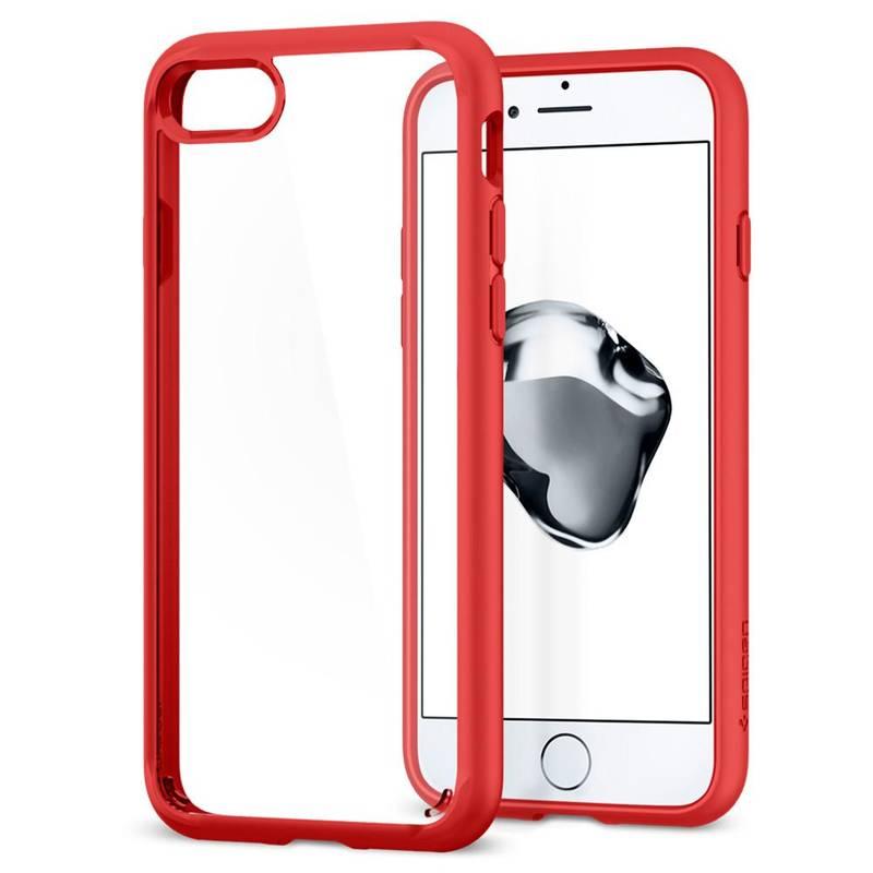 Kryt na mobil Spigen Ultra Hybrid 2 pro Apple iPhone 8 7 červený