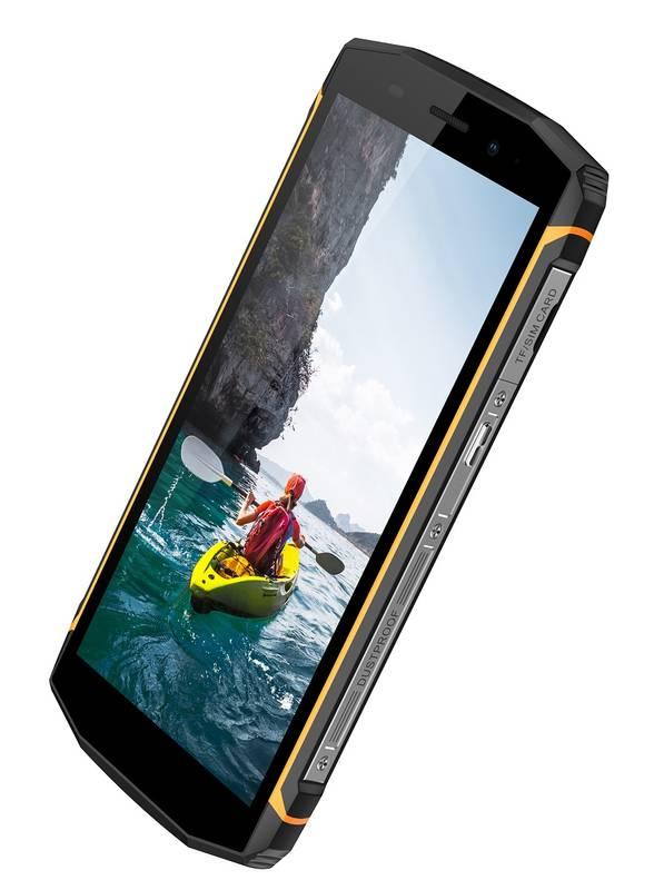 Mobilní telefon iGET Blackview GBV5800 černý žlutý