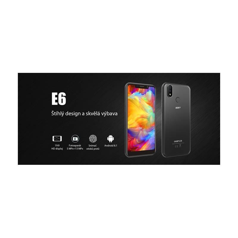Mobilní telefon iGET Ekinox E6 černý, Mobilní, telefon, iGET, Ekinox, E6, černý