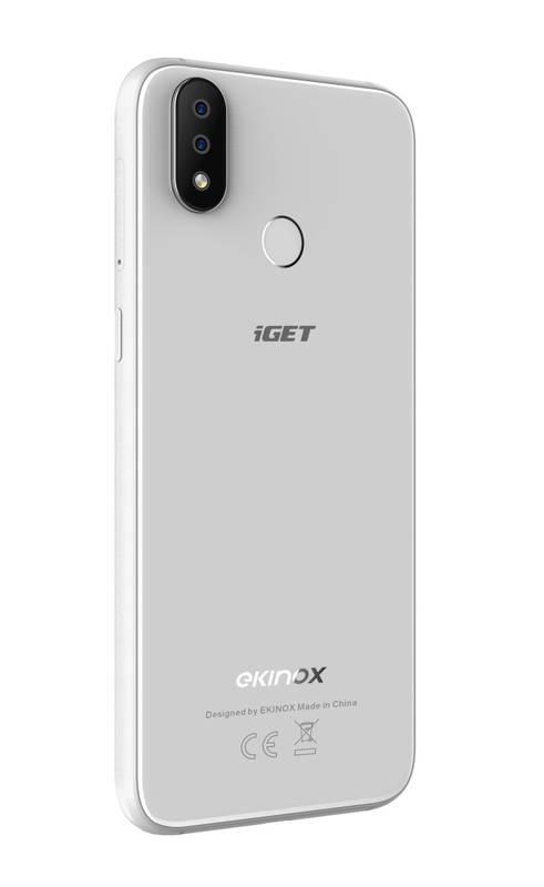 Mobilní telefon iGET Ekinox E8 bílý, Mobilní, telefon, iGET, Ekinox, E8, bílý