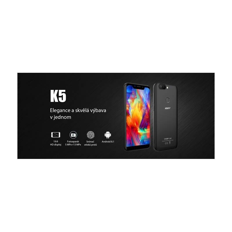 Mobilní telefon iGET Ekinox K5 DS černý