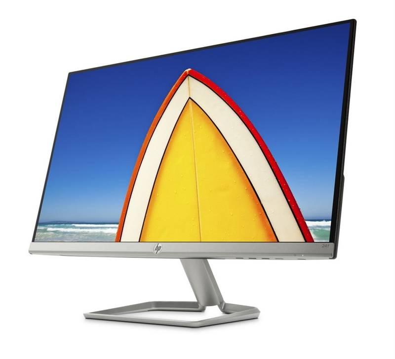 Monitor HP 24f černý stříbrný