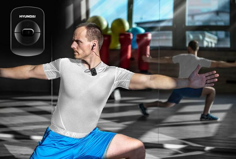 MP3 přehrávač Hyundai MP214GB4BK černý