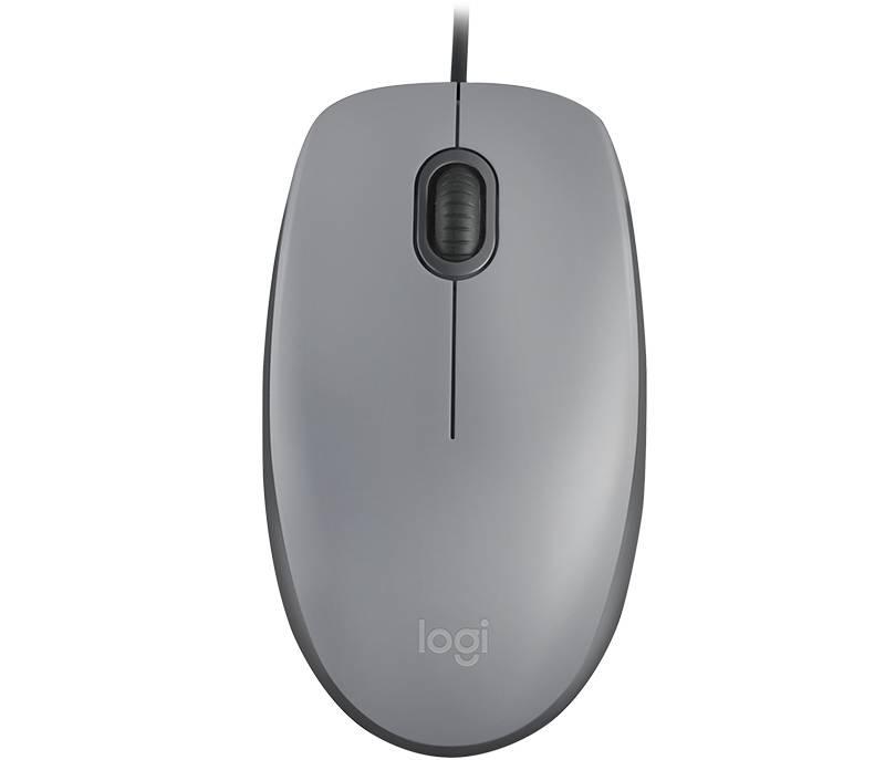 Myš Logitech M110 Silent šedá