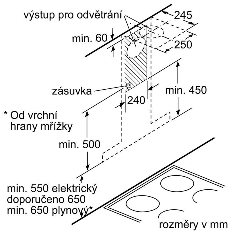 Odsavač par Siemens LC67BCP50 nerez