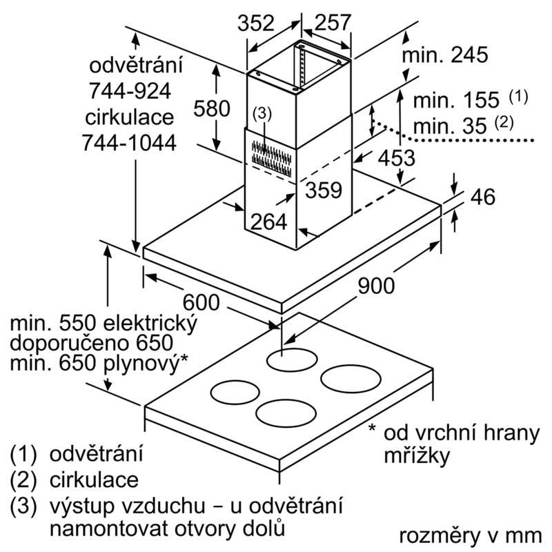 Odsavač par Siemens LF91BUV50 nerez