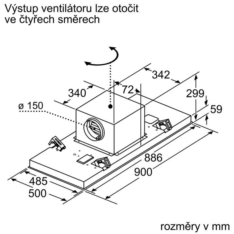 Odsavač par Siemens LR97CAQ50 nerez, Odsavač, par, Siemens, LR97CAQ50, nerez