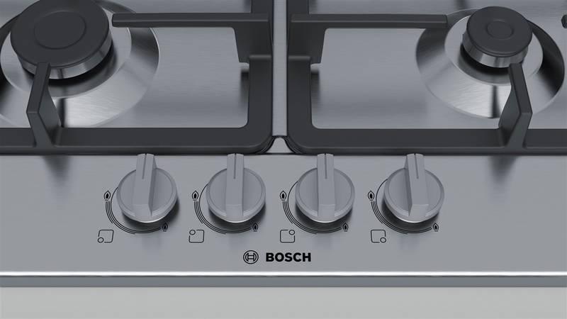 Plynová varná deska Bosch PGH6B5B90 nerez