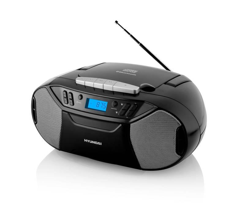 Radiomagnetofon s CD Hyundai TRC 333 AU3BTB černý, Radiomagnetofon, s, CD, Hyundai, TRC, 333, AU3BTB, černý