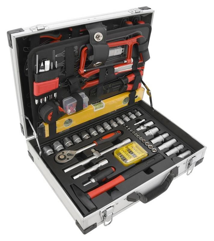 Sada nářadí Compass ALU PROFI, 139 ks 9458