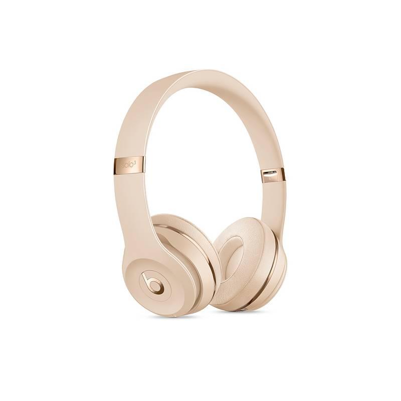 Sluchátka Beats Solo3 Wireless On-Ear - saténově zlatá