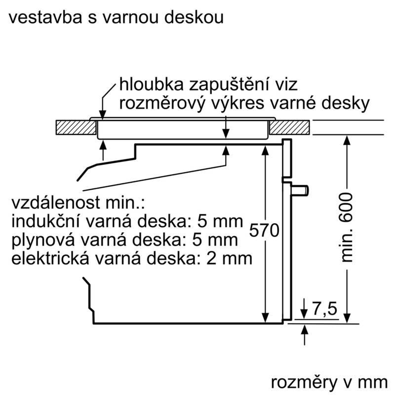 Trouba Siemens HB574ABR1 nerez