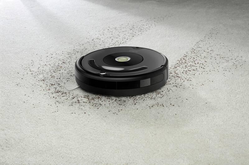 Vysavač robotický iRobot Roomba 676 šedý, Vysavač, robotický, iRobot, Roomba, 676, šedý