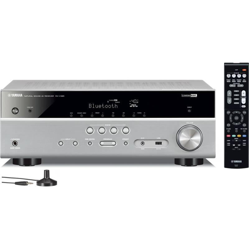 AV Receiver Yamaha RX-V385 stříbrný