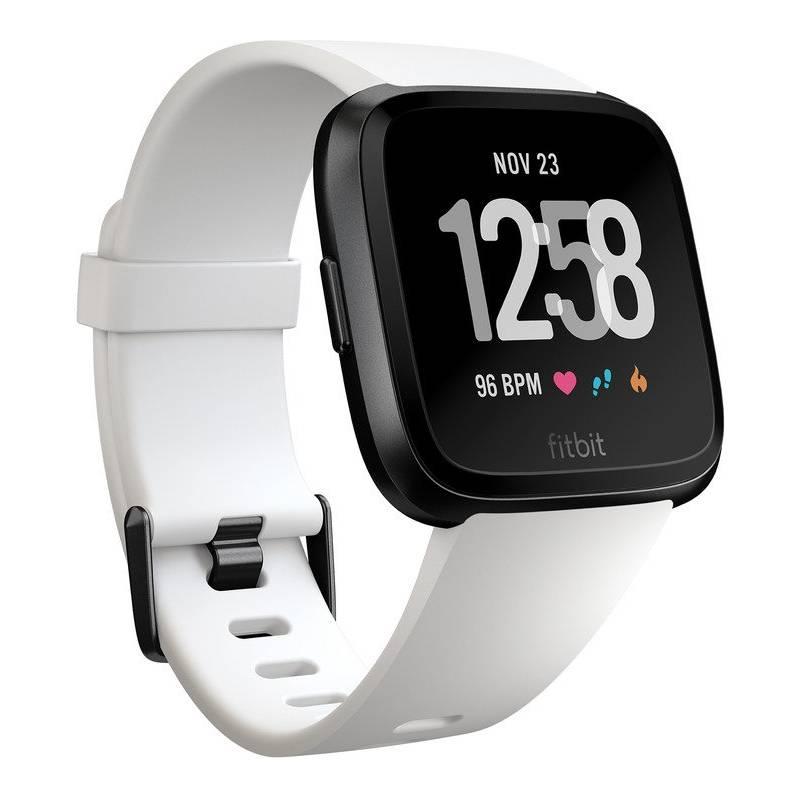 Chytré hodinky Fitbit Versa - White Band Black Case, Chytré, hodinky, Fitbit, Versa, White, Band, Black, Case