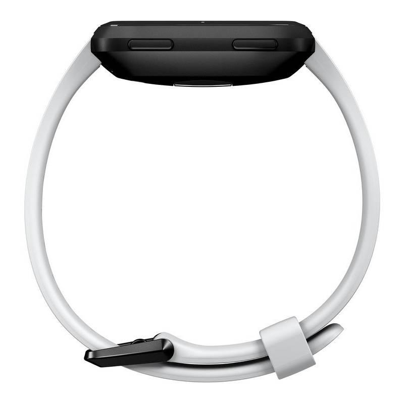 Chytré hodinky Fitbit Versa - White Band Black Case