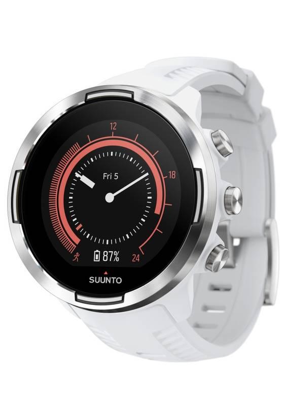 Chytré hodinky Suunto 9 Baro s hrudním pásem bílé