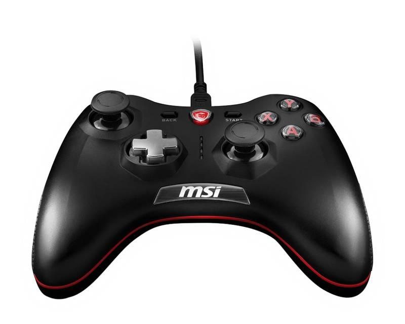 Gamepad MSI Force GC20, drátový, pro PC, PS3, Android černý