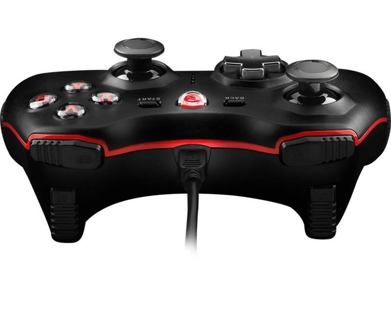 Gamepad MSI Force GC20, drátový, pro PC, PS3, Android černý