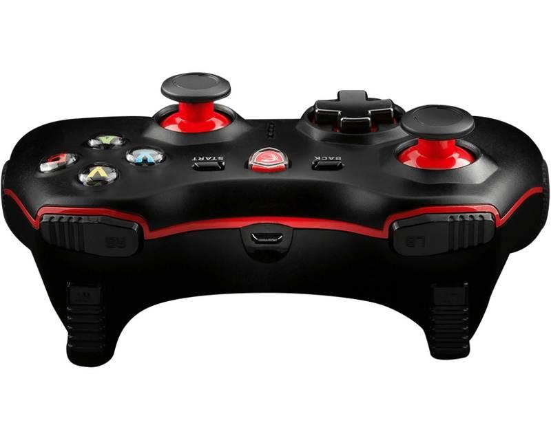 Gamepad MSI Force GC30, bezdrátový, pro PC, PS3, Android černý, Gamepad, MSI, Force, GC30, bezdrátový, pro, PC, PS3, Android, černý