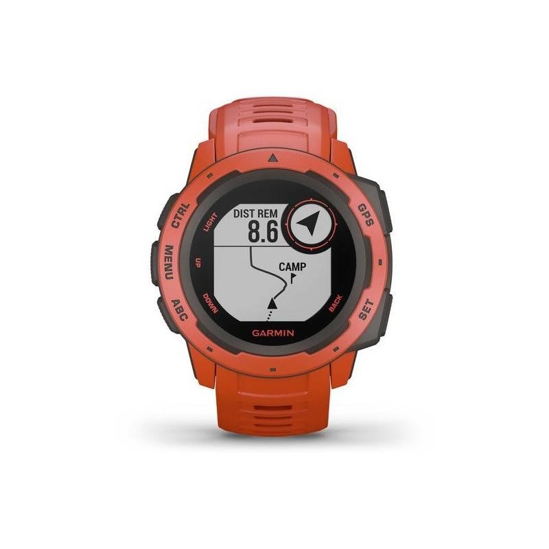 GPS hodinky Garmin Instinct červené, GPS, hodinky, Garmin, Instinct, červené