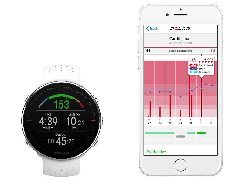 GPS hodinky Polar Vantage M, vel. M L bílé