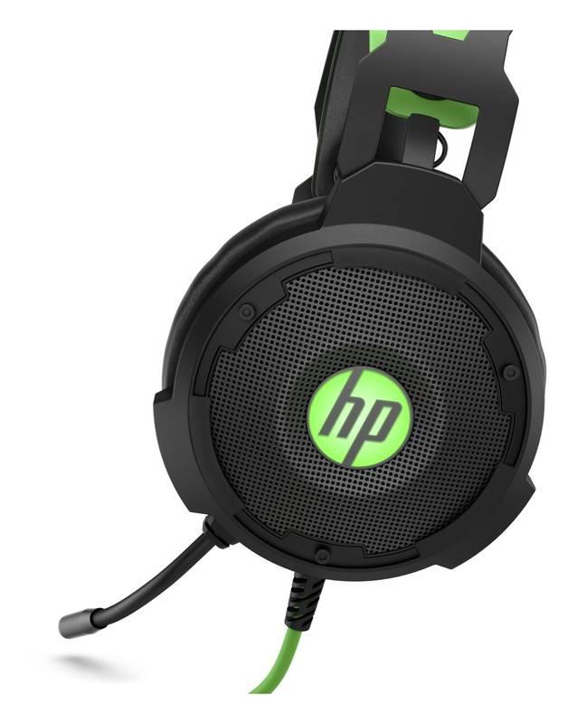 Headset HP Gaming 600 černý zelený, Headset, HP, Gaming, 600, černý, zelený