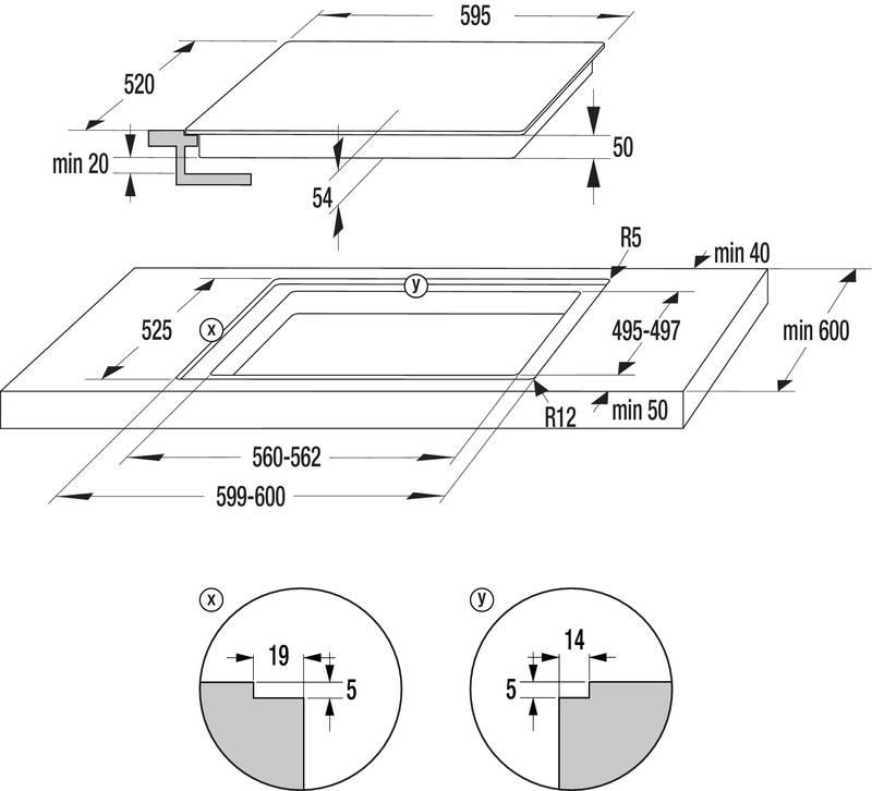 Indukční varná deska Mora VDIT 656 X černá