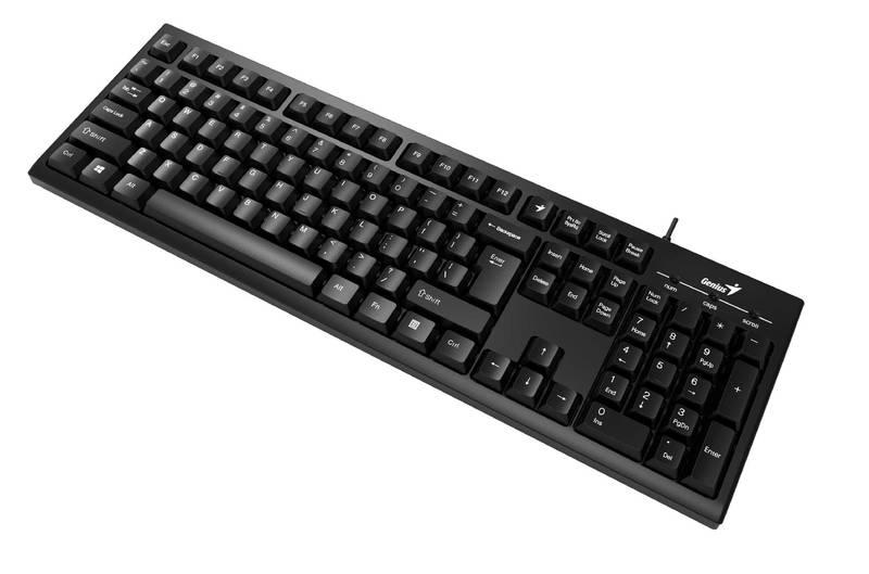 Klávesnice Genius Smart KB-100 CZ SK layout, lesklá černá