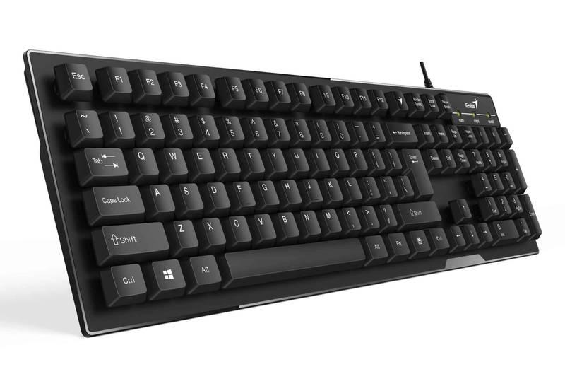 Klávesnice Genius Smart KB-102 CZ SK layout černá stříbrná
