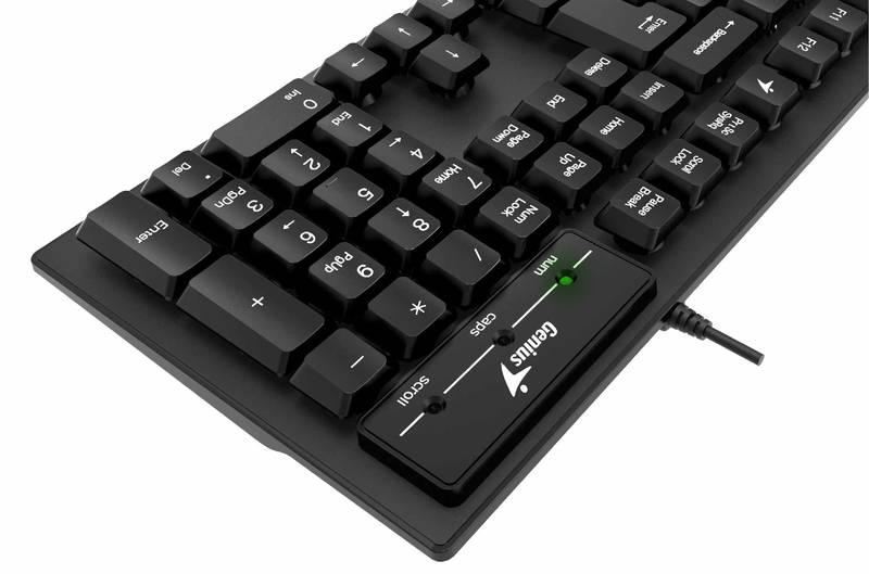 Klávesnice Genius Smart KB-102 CZ SK layout černá stříbrná