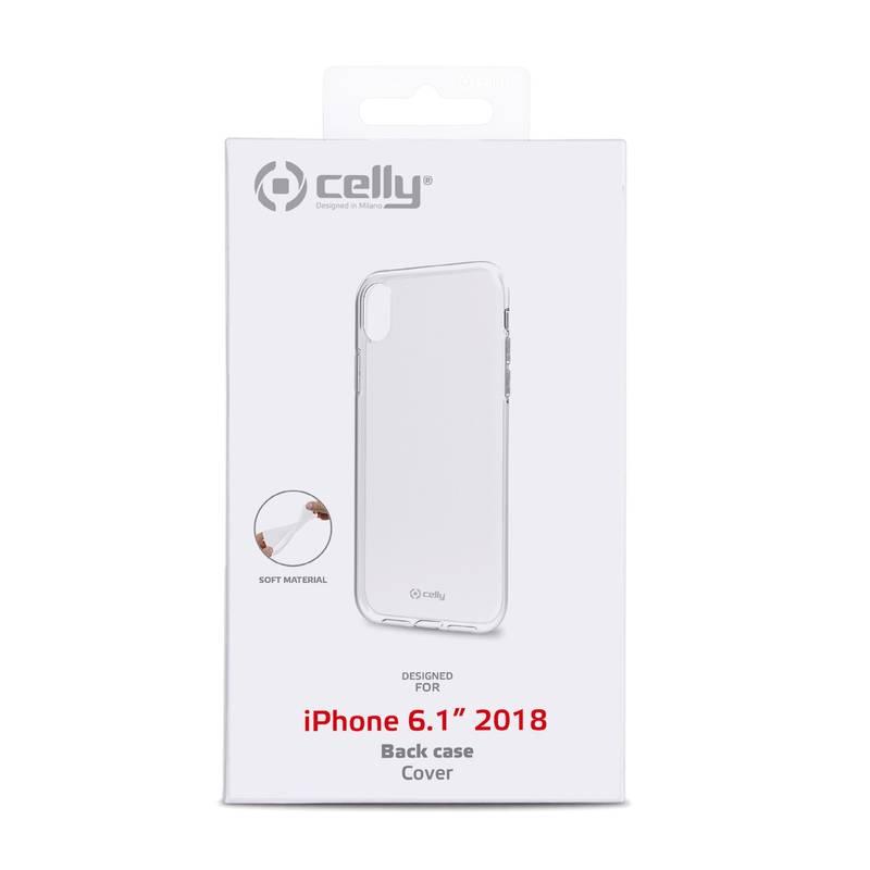 Kryt na mobil Celly Gelskin pro Apple iPhone XR průhledný