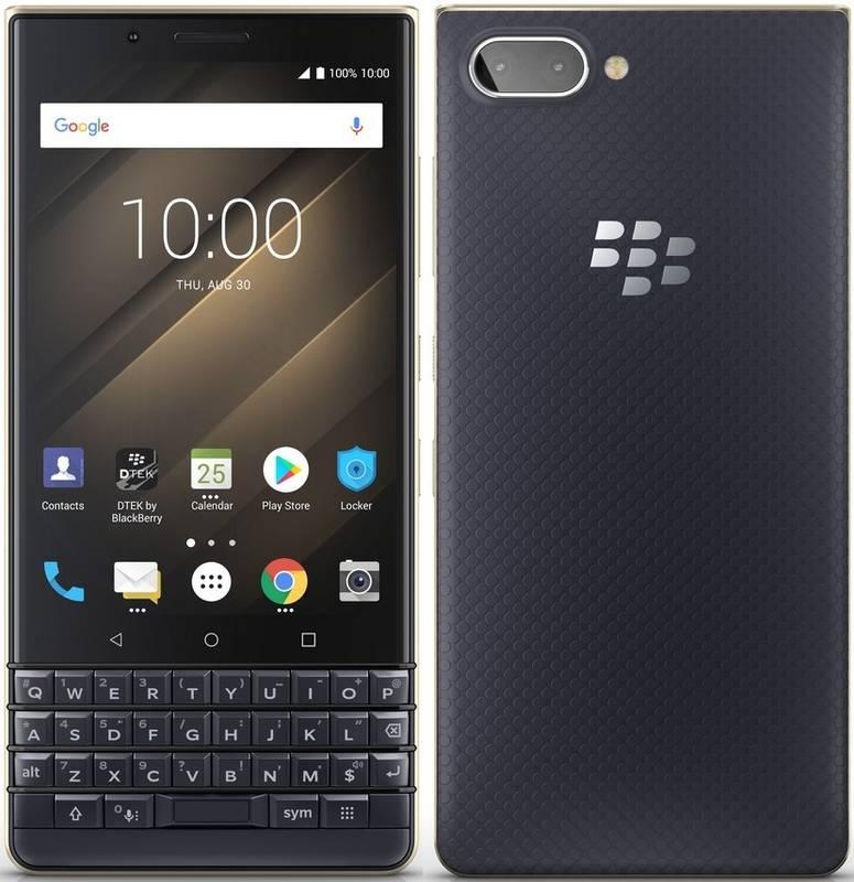 Mobilní telefon BlackBerry Key 2 LE Dual SIM 64 GB modrý zlatý