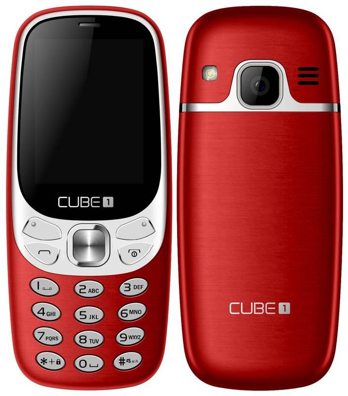 Mobilní telefon CUBE 1 F500 červený, Mobilní, telefon, CUBE, 1, F500, červený