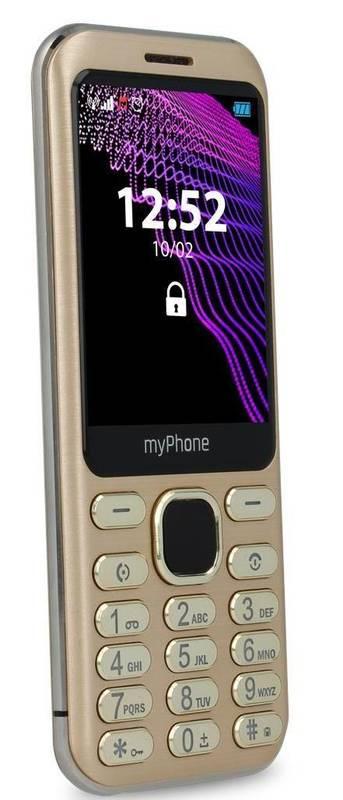 Mobilní telefon myPhone Maestro zlatý