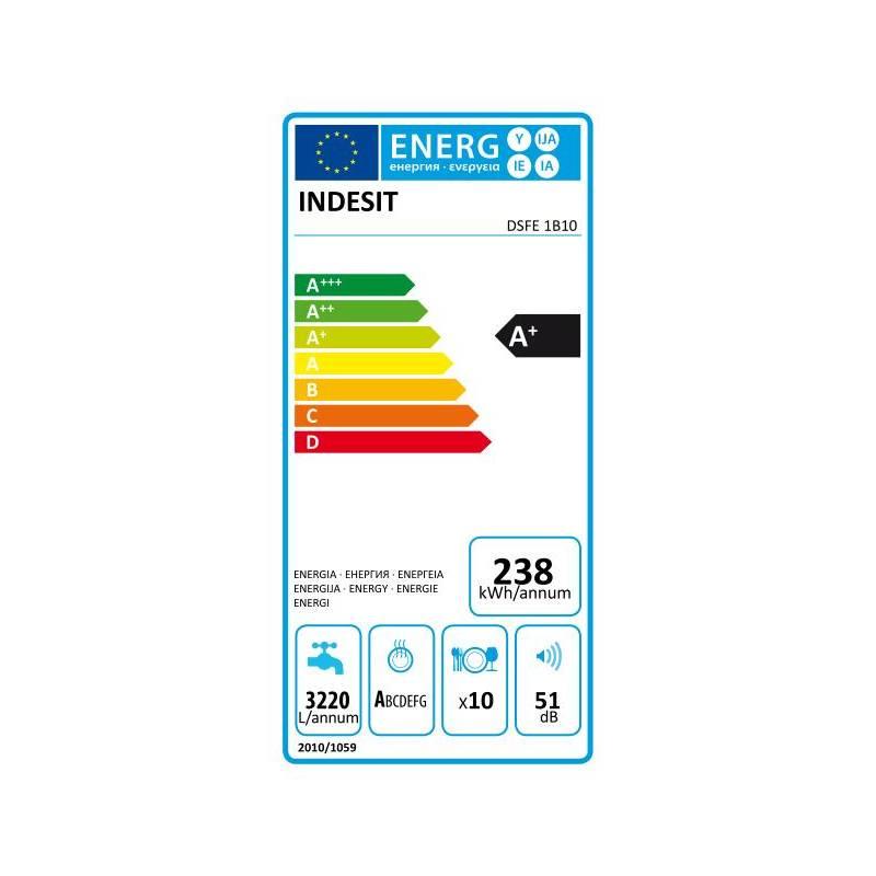 Myčka nádobí Indesit DSFE 1B10 bílá, Myčka, nádobí, Indesit, DSFE, 1B10, bílá