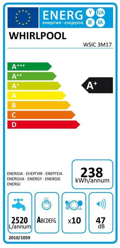 Myčka nádobí Whirlpool WSIC 3M17