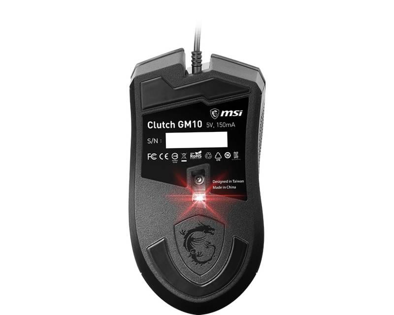 Myš MSI Clutch GM10 Gaming černá