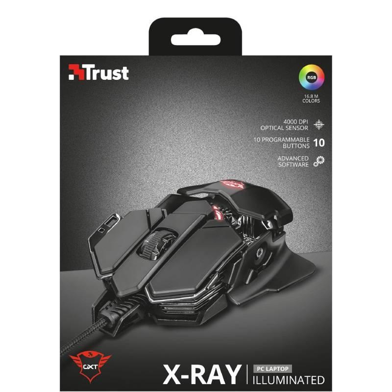 Myš Trust GXT 138 X-RAY Illuminated černá